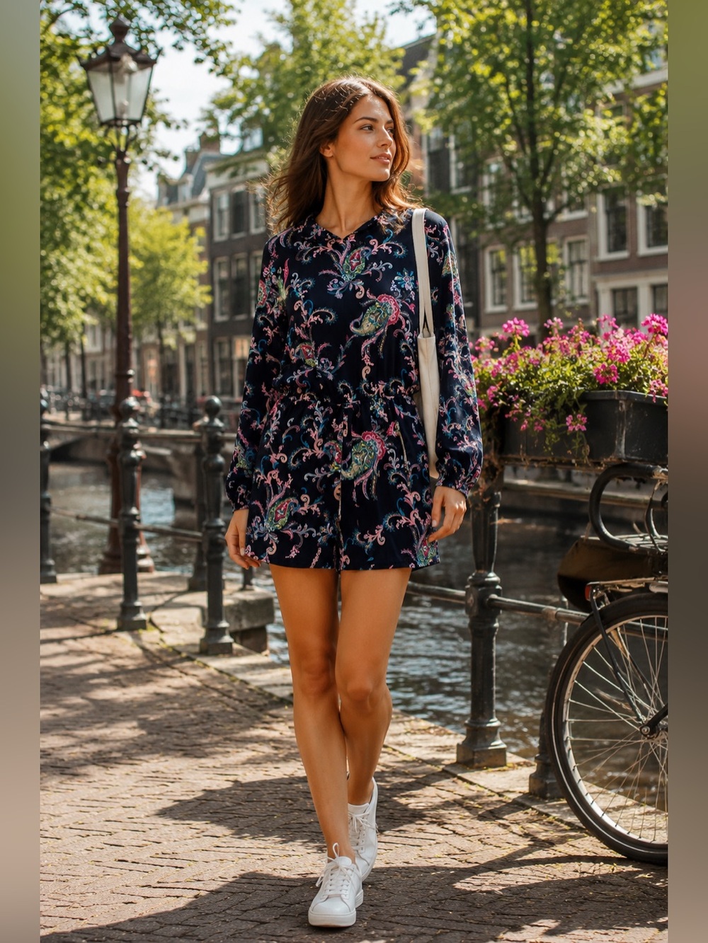 💜One Clothing Multicolor Paisley Jumpsuit